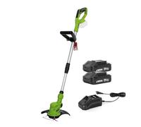 VITO - Coupe Bordure sans Fil 20V LI + 2 Batteries 2AH + Chargeur + Jeu de 20 Lames coupantes