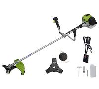 VITO - Débroussailleuse Thermique 52 Cm3 Moteur 2T 1.9 CV Harnais + Lame 3 dents Ø 25.5 cm + Fil nylon Ø 2.5 mm