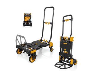 VITO - Diable pliant de démenagement Chariot de manutention 2 Positions Charge 137 KG Max Roues pivotantes