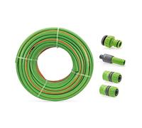 KIT Tuyau arrosage Tressé 50 mètres diam 25mm 1"+ 4 Accessoires Diam 25mm Complet VITOGARDEN