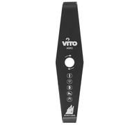 VITO Lame de Débroussailleuse Pro en Tungstène - Disque de Coupe 2 DENTS (Ø 310 mm, Alésage 25.4 mm) | Accessoire Universel Robuste pour Fauchage Intensif, Herbes & Arbustes