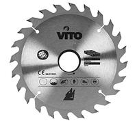 VITO - Lame de Scie Circulaire 185mm Alesage 20mm 24 Dents Epaisseur 2.0mm