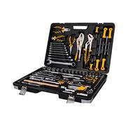 VITO - Malette à outils 119 pièces LUXE MIXTE professionnelle Chrome vanadium Boite à outils Finition chromée satinée