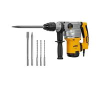 VITO - Marteau perforateur burineur 1050W SDS MAX 9 joules 3750 coups/min Burins et Forets inclus Mallette