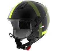 Vito Moda, casque à réaction XL Mat Vert/Noir Mat Vert/Noir