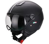 Vito Moda, casque à réaction XXL Mat Noir/Blanc Mat Noir/Blanc