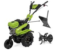 VITO - Motoculteur Thermique à Essence 4 Temps 212 cm3 7CV Transmission Courroie Largeur 70-85cm Buteur + Fraises Idéal Jardin & Maraîchage