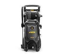 VITO - Nettoyeur Haute Pression 265 Bar 3000W Débit 8.5L/Min Moteur à Induction Aluminium Dévidoir 8m 6 Buses Voiture Terrasse Saleté incrustée