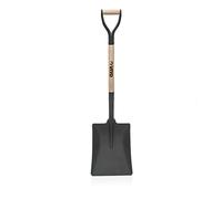 VITO - Pelle de jardin carrée acier trempé Haute qualité Manche en Bois Poignée ergonomique