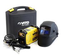 VITO Poste a souder inverter V140 - Livré avec cagoule électronique 9 / 13, gant de soudeur anti-chaleur et lot électrodes 2,5 mm