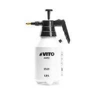 VITO - Pulvérisateur à Main 1.5L spécial Produits Agressifs Jardin - Pulvérisateur à Pression + 4 Buses Interchangeables