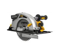 Scie circulaire VITO 2100W Lame 235 mm 40 Dents Alesage 30mm Angle de Coupe 0°- 45°