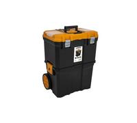 VITO - Servante d'atelier Trolley XL - Caisse à outils Rangement modulable 2 compartiments Servante à roulettes Chantier