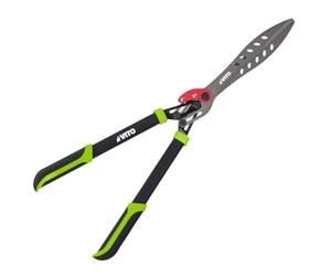 VITO - Taille haie Cisaille de Jardin avec Levier Démultiplicateur - Lames 275mm en Acier au Carbone Haute Précision - Manche Ergonomique Antidérapant - Taille Haies et Arbustes sans Effort