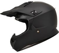 Vito Tivoli Solid, casque de motocross M Noir Mat Noir Mat