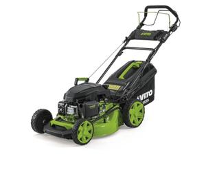 VITO - Tondeuse à Gazon Thermique 5.5 CV 190cc Essence Coupe 51cm Bac 60L