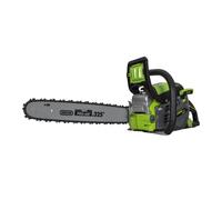 VITO - Tronconneuse Thermique 45cm3 Lame 45 cm Guide Oregon Moteur 2T Carburateur Walbro Coupe Bois Élagage Abattage