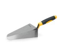 Truelle de maçon Portugaise forgée ronde 240mm Acier trempé Manche Bi-matière