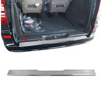 Vito & Viano W639 Protection de pare-chocs arrière en acier inoxydable chromé (2003-2014)