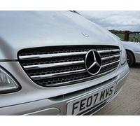 Vito W639 (2003-2010) Grille avant en acier inoxydable chromé 7 pièces