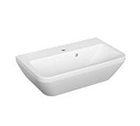 Integra Lavabo suspendu 60x36 cm avec trou pour robinetterie au milieu, Blanc (7088-003-0001)