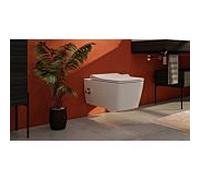 Vitra Aquacare Metropole wall washdown WC set 7672B003-6201 avec fonction bidet, robinet, blanc