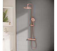 Colonne de douche thermostatique Aquaheat Bliss 240 2F cuivre