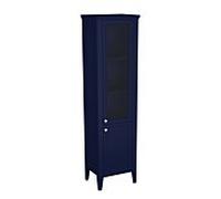 Vitra armoire haute 65797 53,5x39,5x196,5cm, droite, sur pied, corps bleu acier, laqué