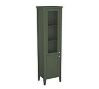 Vitra armoire haute 65808 53,5x39,5x196,5cm, gauche. sur pied, corps vert vintage, laqué