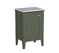Vitra armoire mi-haute 65810 53,5x39,5x83cm, gauche. sur pied, corps vert vintage, laqué