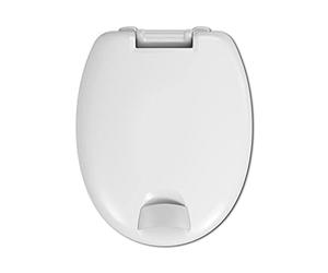 VitrA Bad Abattant pour WC Haromed avec fermeture en douceur, poignée et charnière, C3202 W, 1 pièce, bleu, 524645
