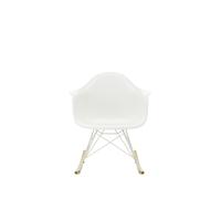 Vitra Chaise à bascule RAR Eames Plastic - blanc - blanc - Patins Érable jaune