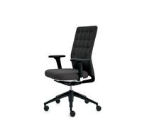 Vitra Chaise de bureau pivotante ID Trim noir, Designer Antonio Citterio, 59x99-110x66-79.5 cm
