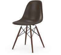 Vitra Chaise Eames en fibre de verre DSW - Elephant Hide Grey - érable foncé