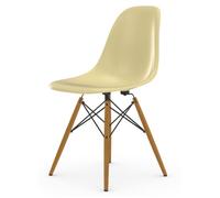 Vitra Chaise Eames en fibre de verre DSW - Frêne couleur miel - Parchment