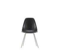 Vitra Chaise Eames en fibre de verre DSX - Elephant Hide Grey - chrome brillant