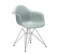 Vitra Chaise Eames Plastic Armchair DAR RE gris, Designer Charles & Ray Eames, 63x83x59 cm