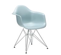 Vitra Chaise Eames Plastic Armchair DAR RE gris, Designer Charles & Ray Eames, 63x83x59 cm