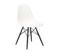 Vitra Chaise Eames Plastic Side Chair DSW blanc, Designer Charles & Ray Eames, 46.5x83x55 cm