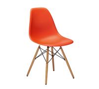Vitra Chaise Eames Plastic Side Chair DSW RE, Designer Charles & Ray Eames, 46.5x83x55 cm