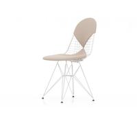 Vitra Chaise métallique DKR-2 - blanc - Hopsak - nude/ivoire - Planeur pour blanc sol dur