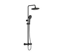 Vitra - Colonne de douche thermostatique 4 fonctions AQUAHEAT BLISS 240 2F, noir mat (A4720536EXP)
