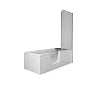 Vitra Conforma baignoire 57940011000 170 x 75 cm, rectangulaire avec entrée à gauche, blanc , avec système d'hydromassage