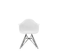 Vitra DAR Eames Plastic Armchair - coton blanc RE - noir