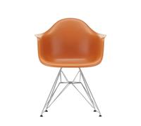 Chaise avec accoudoirs Eames DAR RE chromé Eiffel Tower frame chromed/ felt gliders black