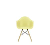 Vitra DAW Eames Plastic Armchair - citron RE - Frêne couleur miel