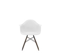 Vitra DAW Eames Plastic Armchair - coton blanc RE - érable foncé