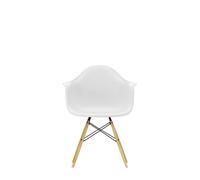 Vitra DAW Eames Plastic Armchair - coton blanc RE - érable jaune
