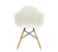 Vitra DAW Eames Plastic Armchair - érable jaune - galet RE