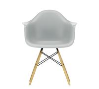 Vitra DAW Eames Plastic Armchair - érable jaune - gris clair RE